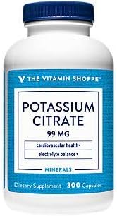 The Vitamin Shoppe Potassium Citrate 99MG, Supports [...]