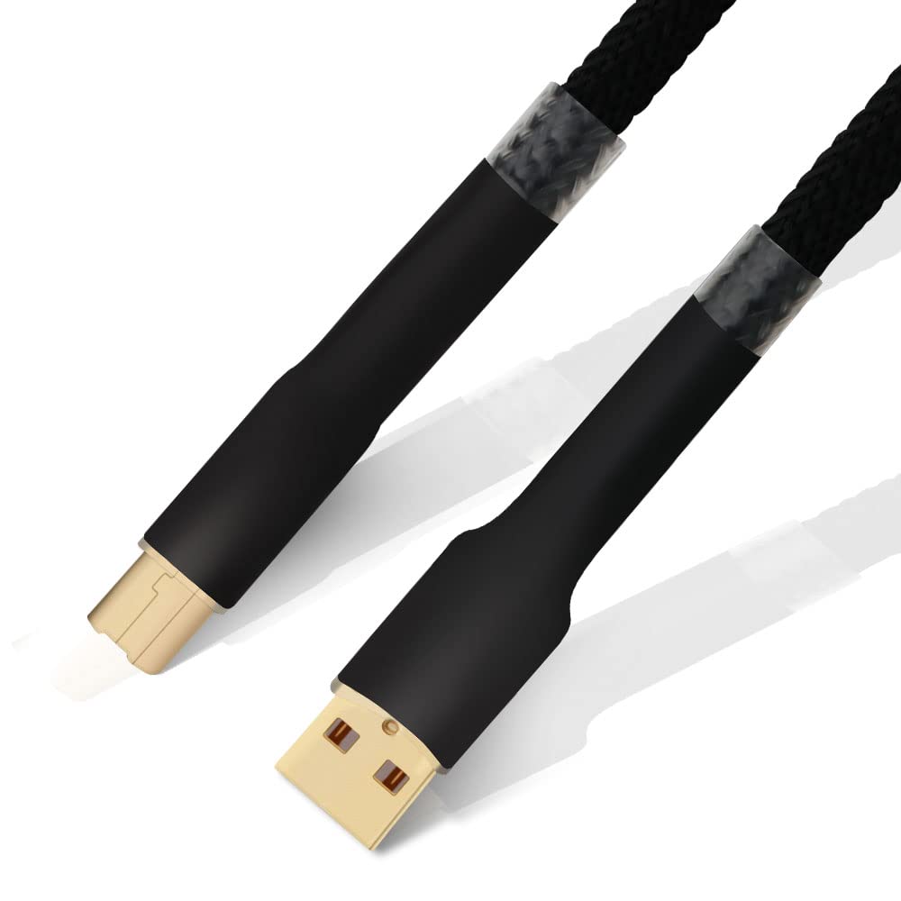 Monosaudio 4N 99.998% OFC Copper USB Cable,USB Male [...]
