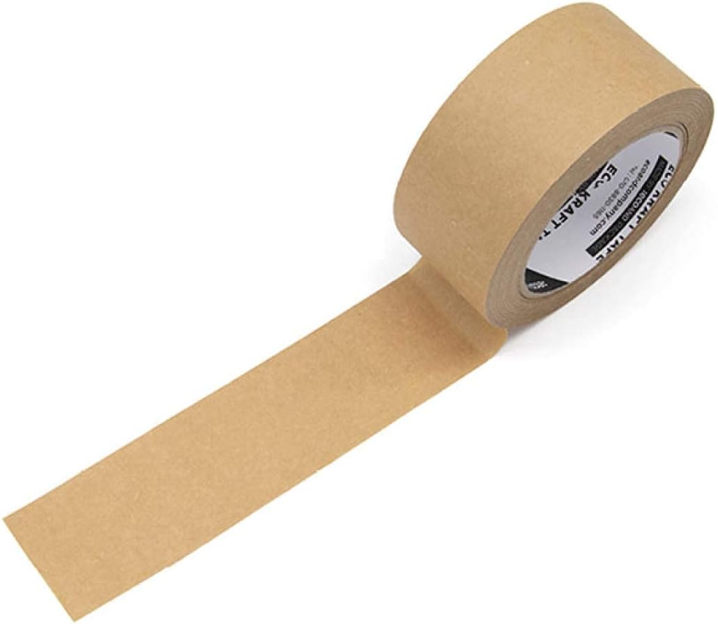 ECOAND Brown Kraft Paper Tape, 2” x 43 Yards, Writable [...]