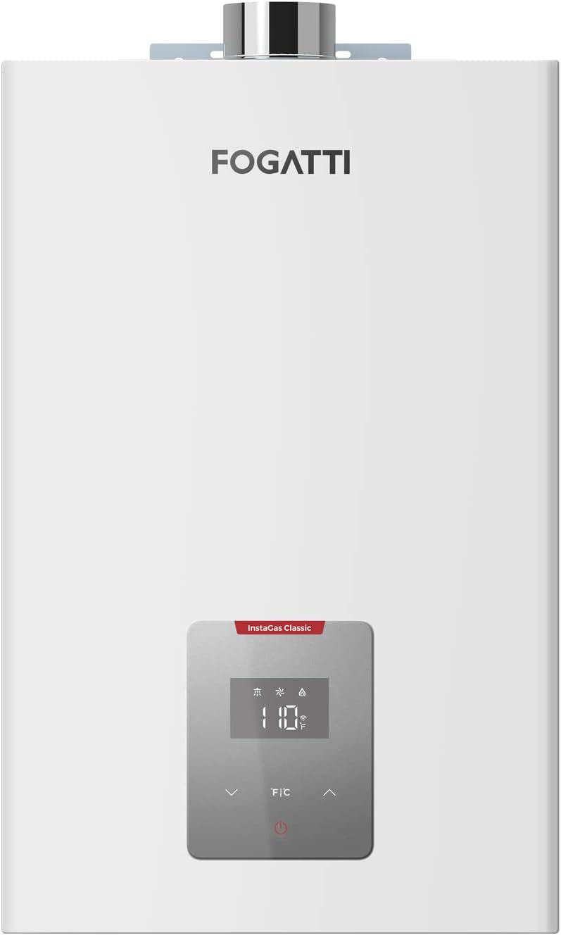 FOGATTI Natural Gas Tankless Water Heater, Indoor 4.0 [...]