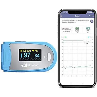 EMAY Sleep Oxygen Monitor with 40 Hours Built-in [...]