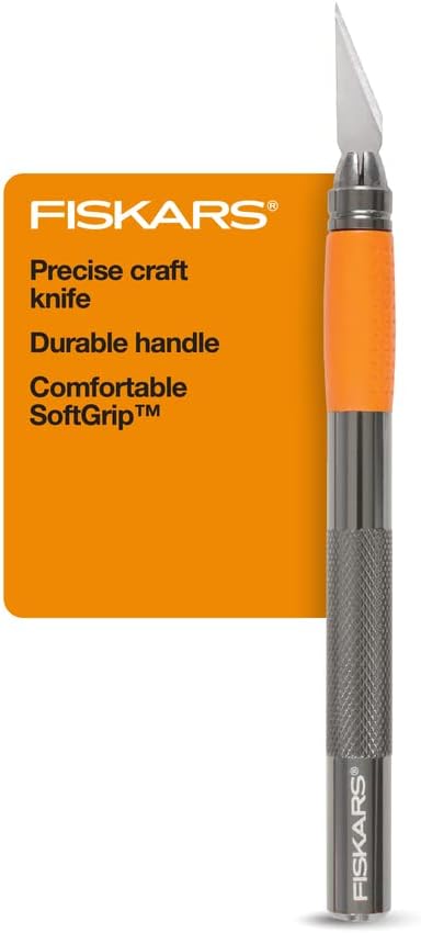 Fiskars SoftGrip Detail Craft Knife - 8