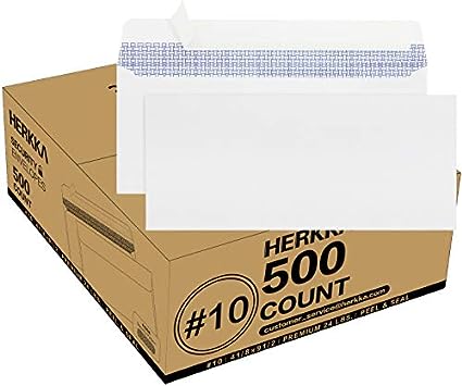 #10 Security Self-Seal Envelopes, No.10 Windowless [...]