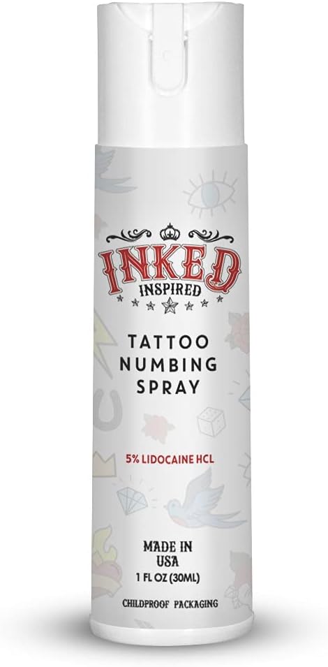 Inked Inspired Lidocaine Spray - Topical Anesthetic [...]