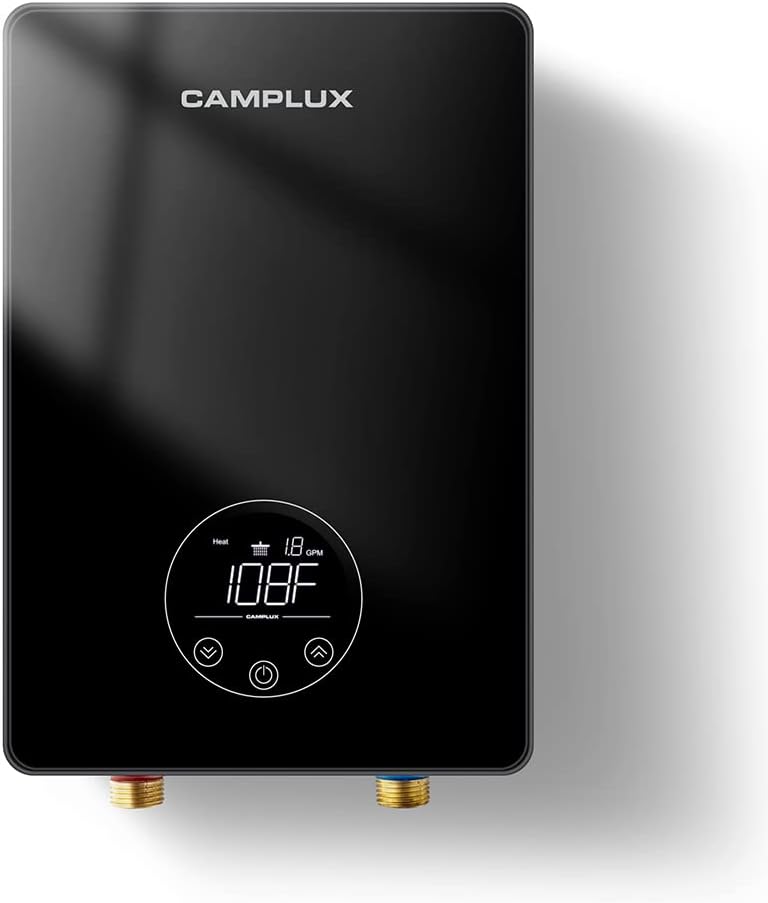Camplux Electric Water Heater 6kW, Instant Hot Water [...]