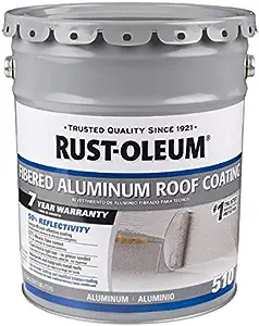 Rust-Oleum 301997 510 Fibered Aluminum Roof Coating 5 gal