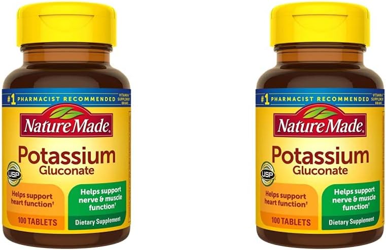 Nature Made Potassium Gluconate 550mg, 100 Tablets [...]