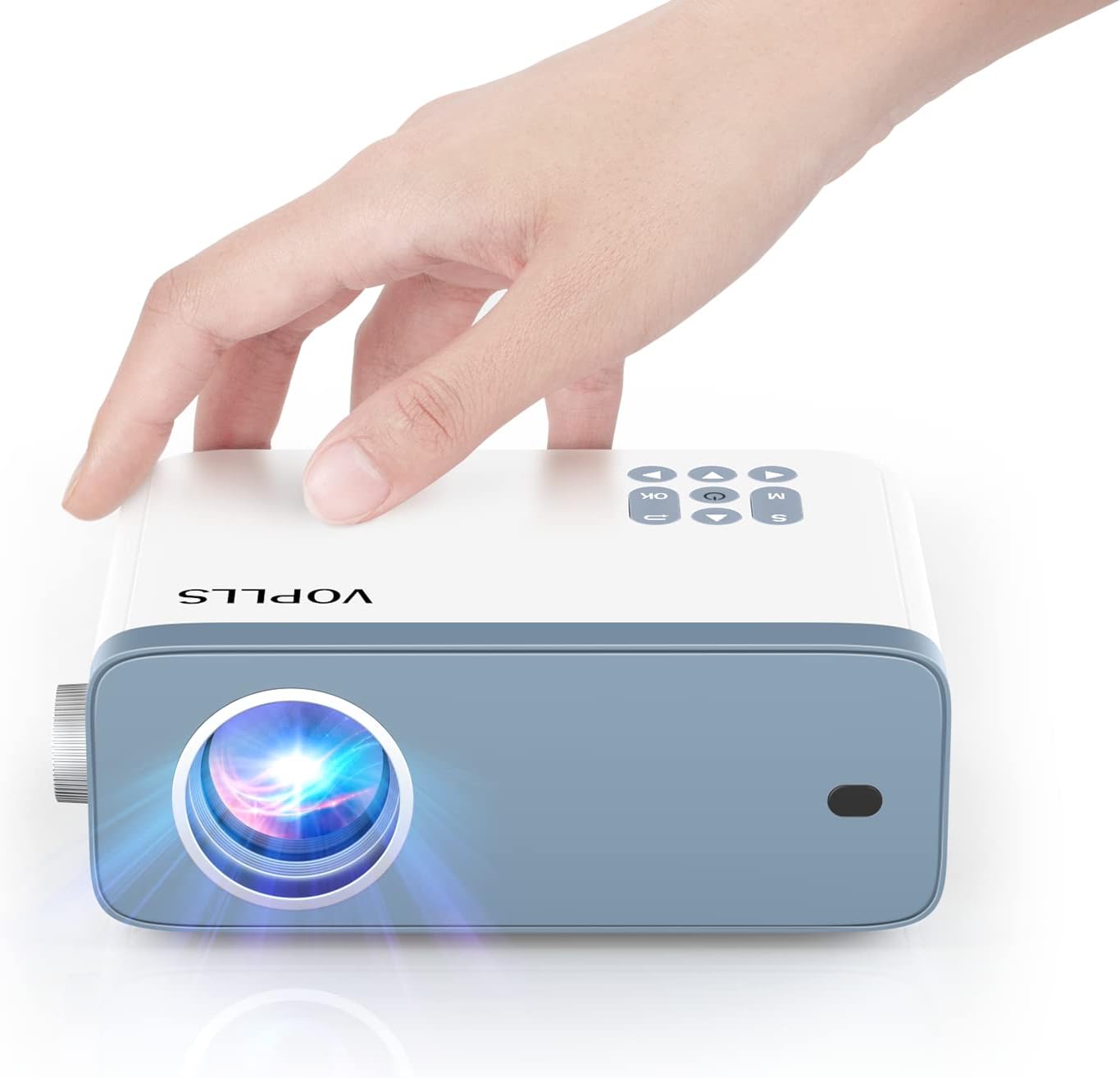 Mini Projector, VOPLLS 1080P Full HD Supported Video [...]