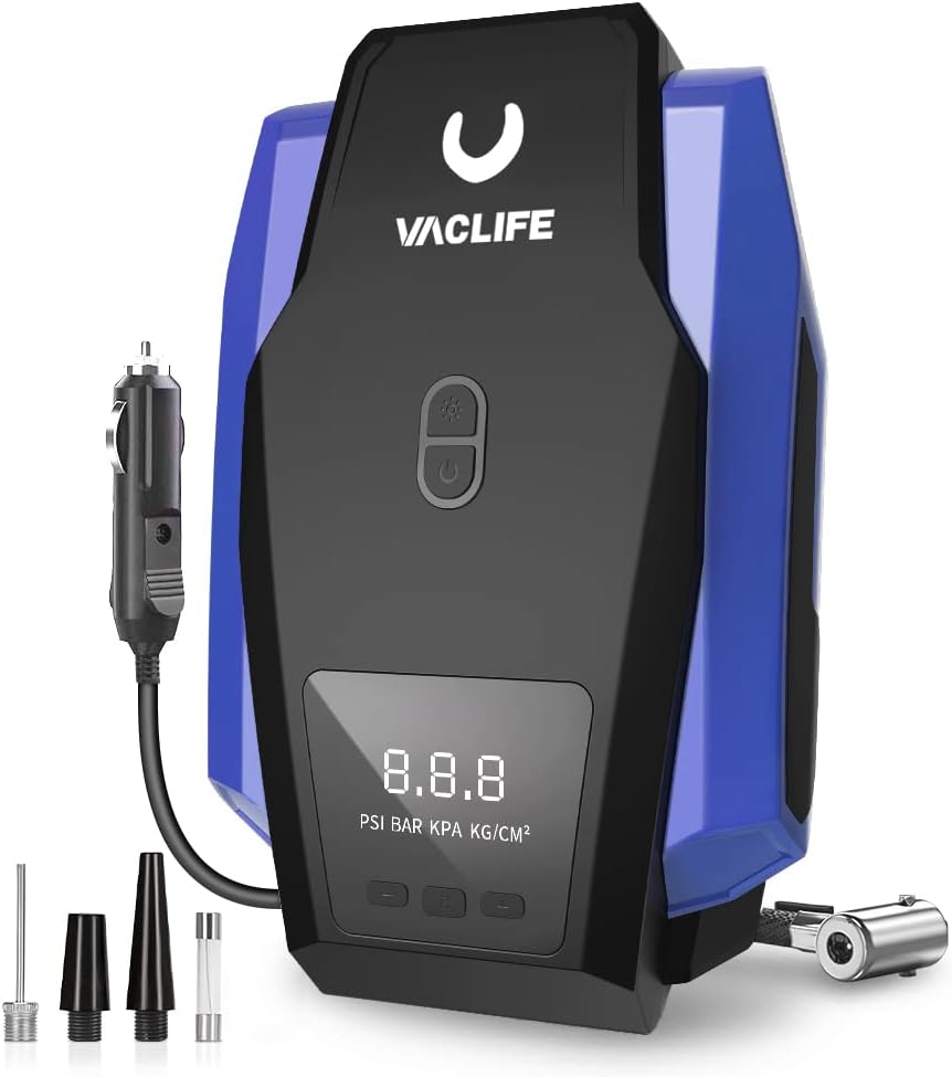 VacLife Tire Inflator Portable Air Compressor - Air [...]