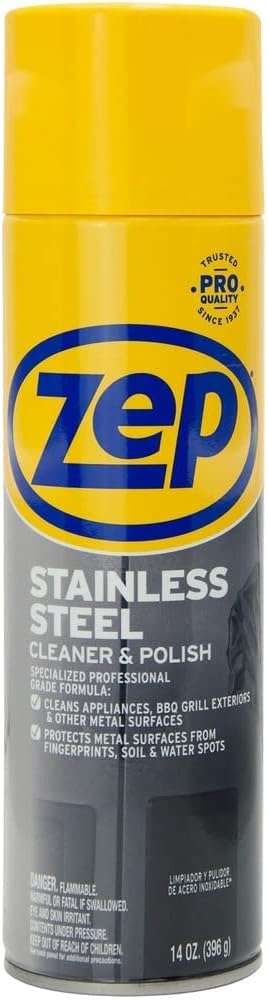 Zep Stainless Steel Cleaner and Polish 14 ounces - [...]