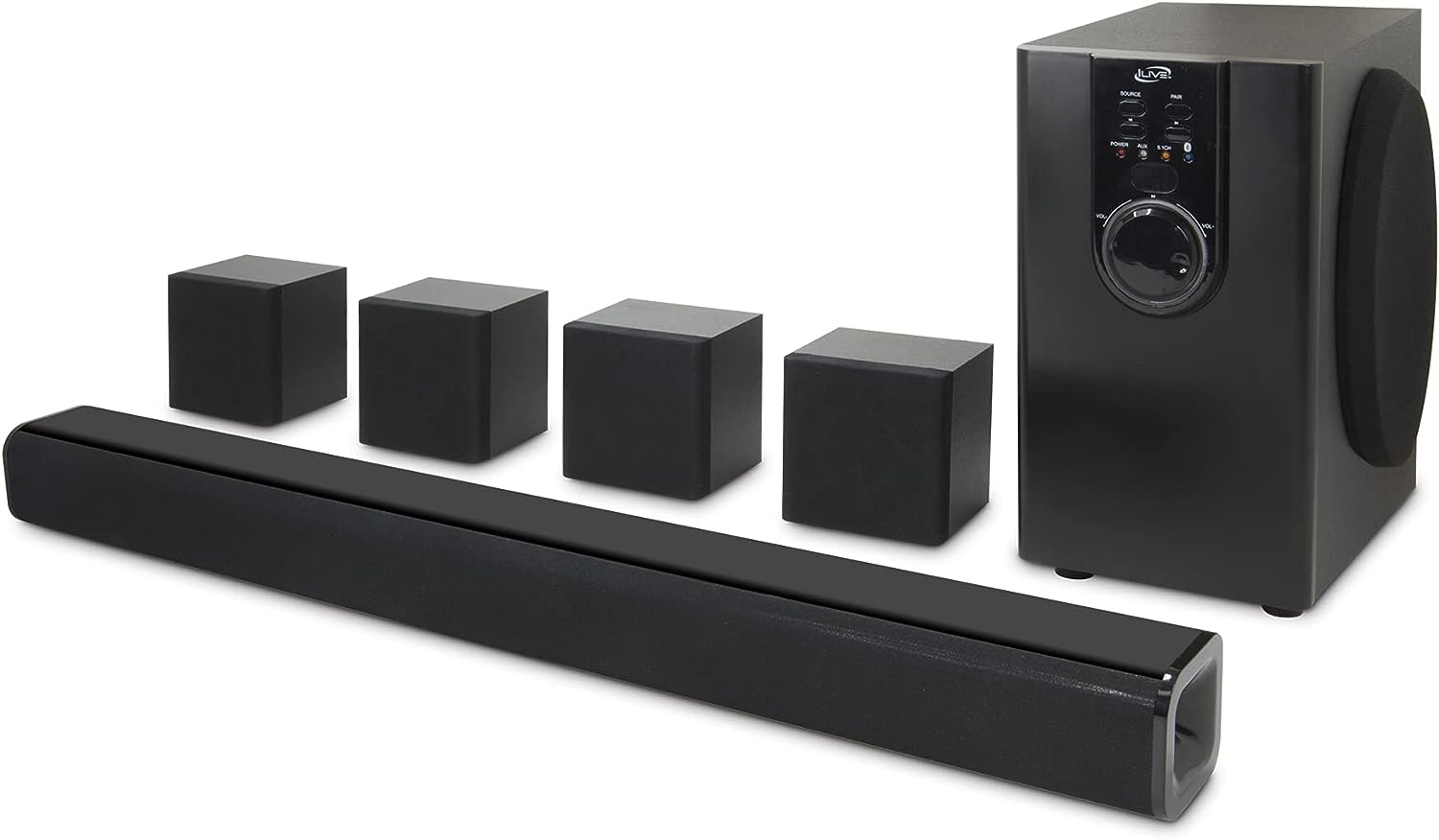 iLive 5.1 Home Theater System with Bluetooth, 6 [...]