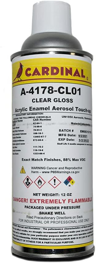 Cardinal Paint A4178 CL01 Clear Gloss Powder Coating [...]