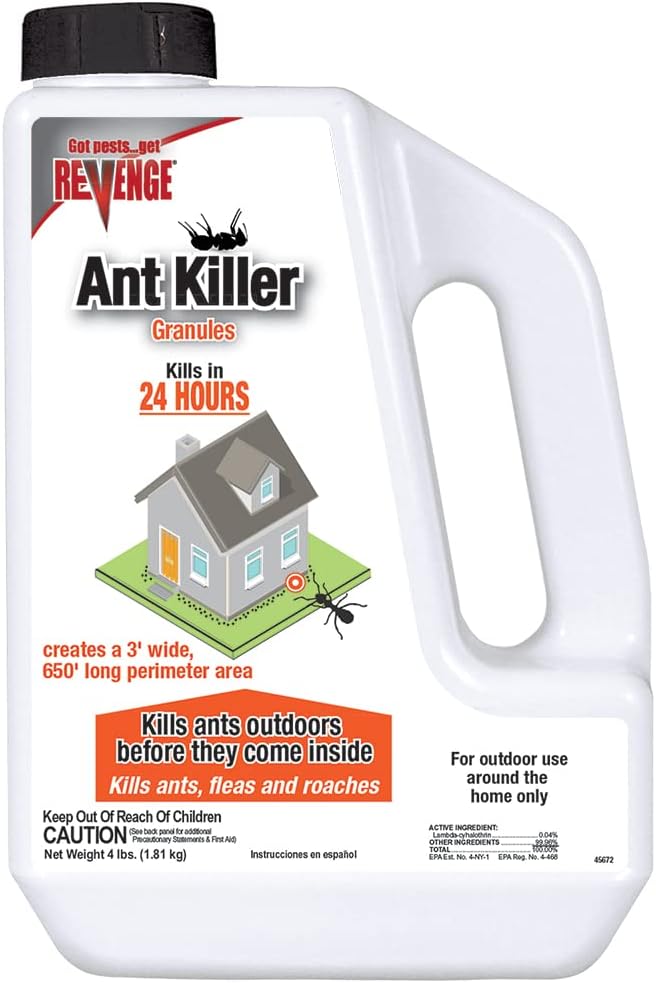 Revenge Ant Killer Granules, 4 lbs. Ready-to-Use Fast [...]