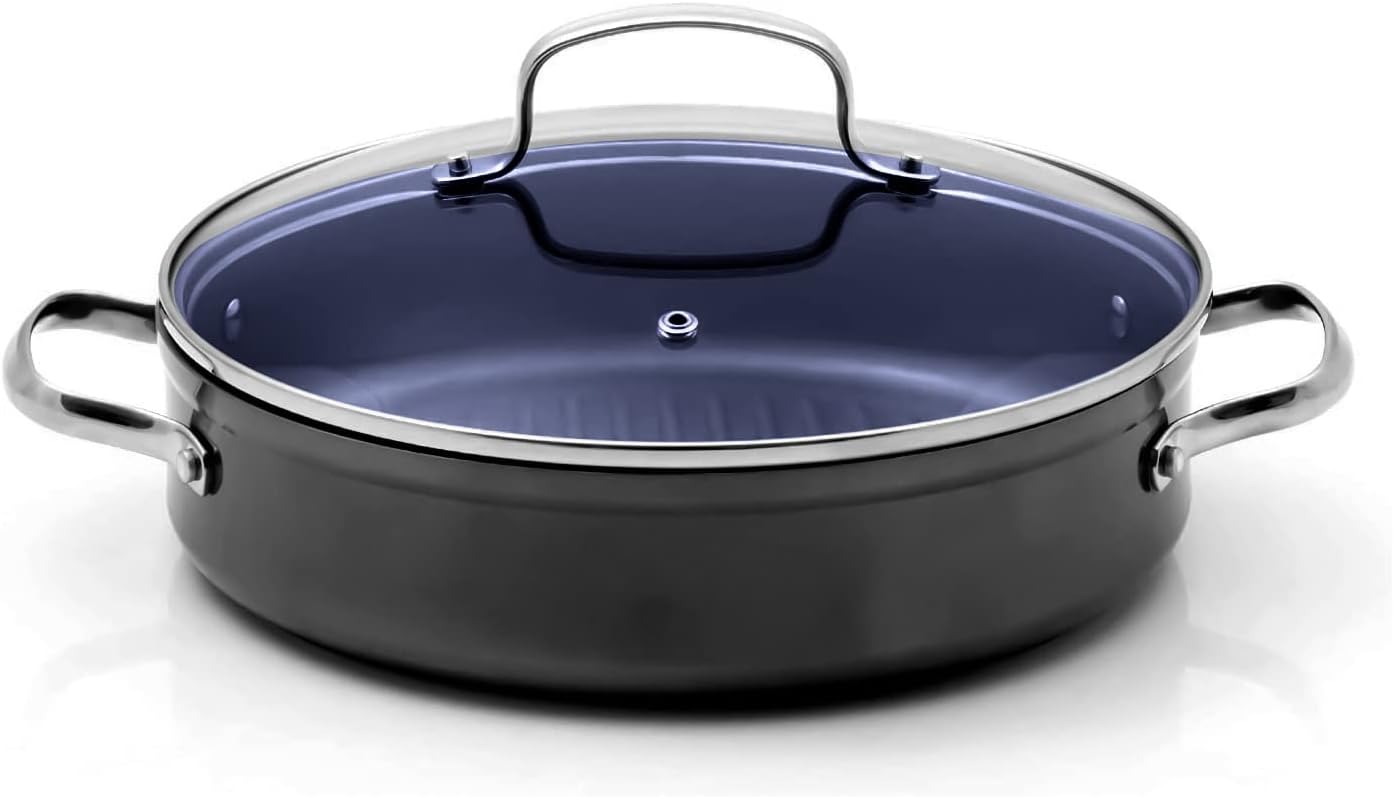 NuWave 3-quart Forged Lightweight Grill Pan with Lid, [...]