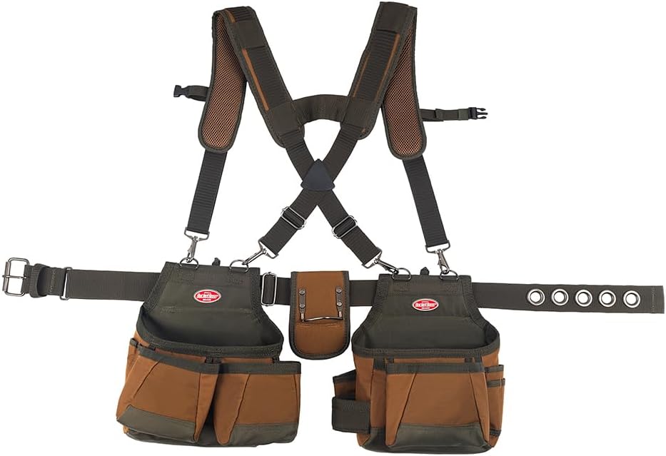 Bucket Boss - AirLift Tool Belt with Suspenders, Tool [...]