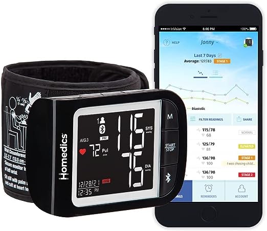 HoMedics Premium Wrist Blood Pressure Monitor, [...]