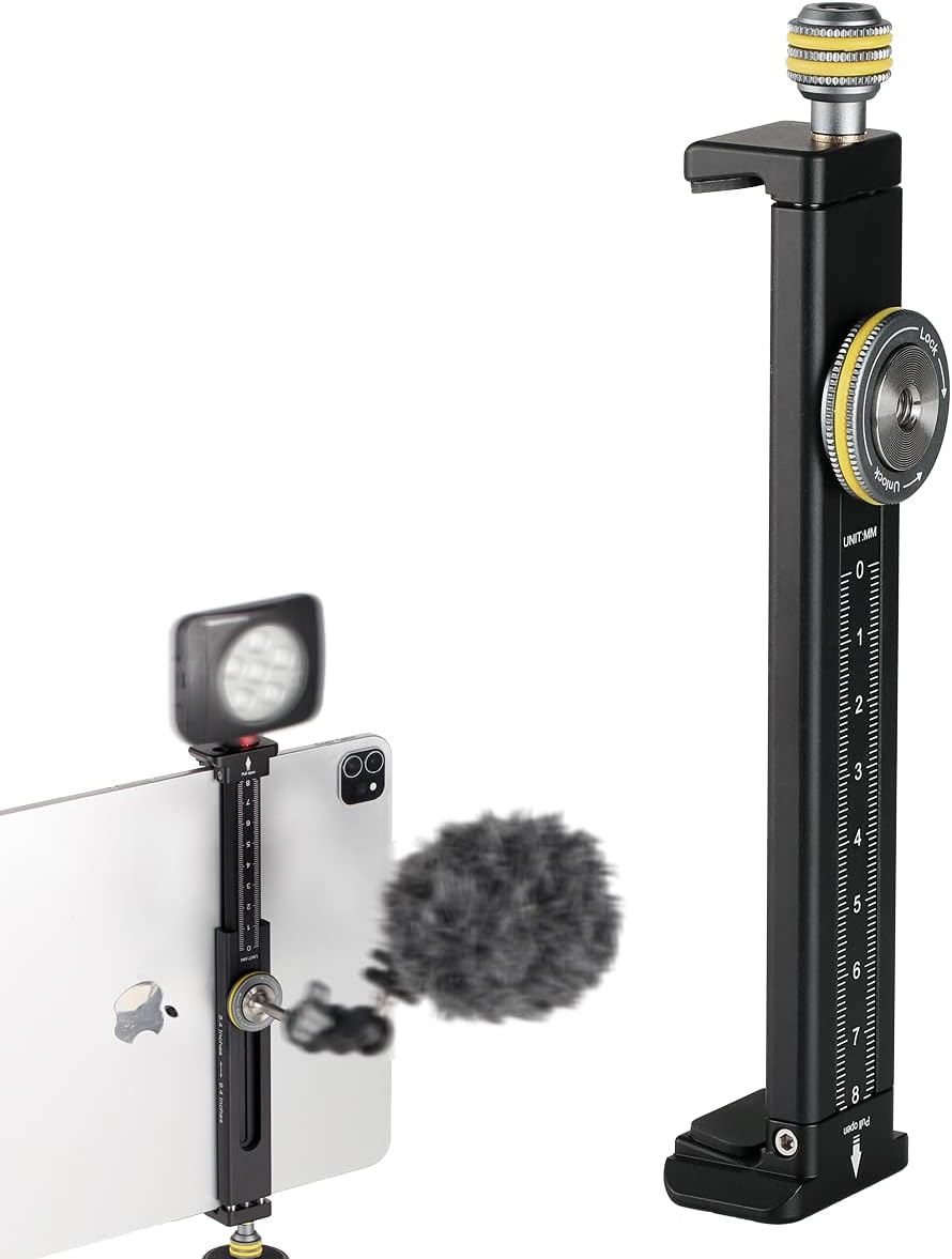 Aluminum iPad Holder for Tripod Mount, Universal Phone [...]