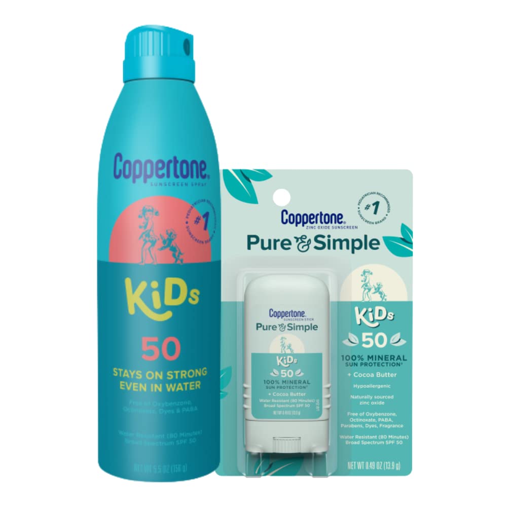 Coppertone Kids Sunscreen Spray SPF 50 + Pure and [...]