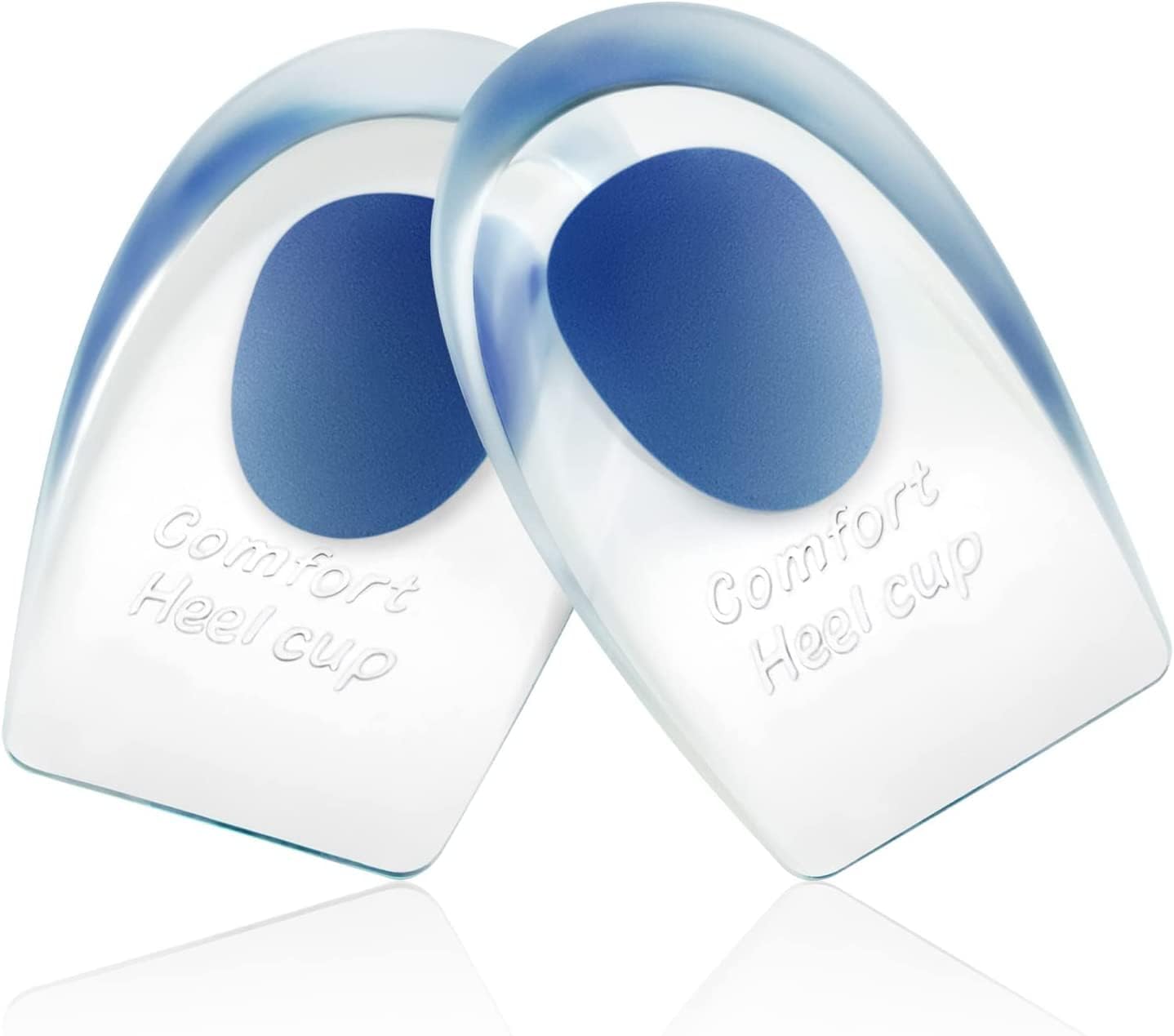 Gel Silicone Heel Cups/Pads - 1 Pair Heel Lifts for [...]