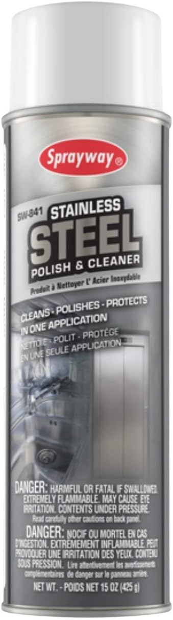 Sprayway SW841 Stainless Steel Cleaner and Polish, [...]