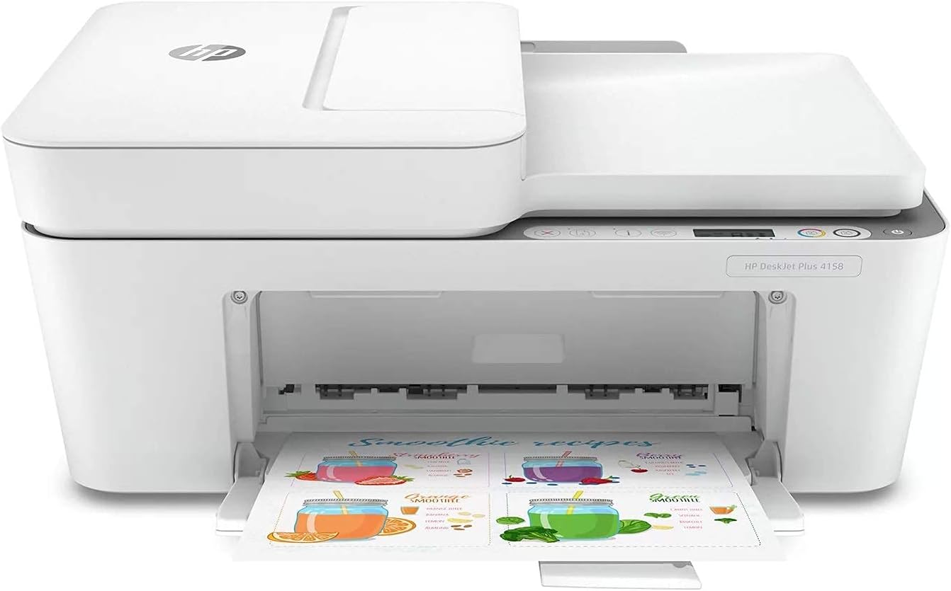 HP DeskJet Plus 4158 All-in-One Inkjet Printer, [...]