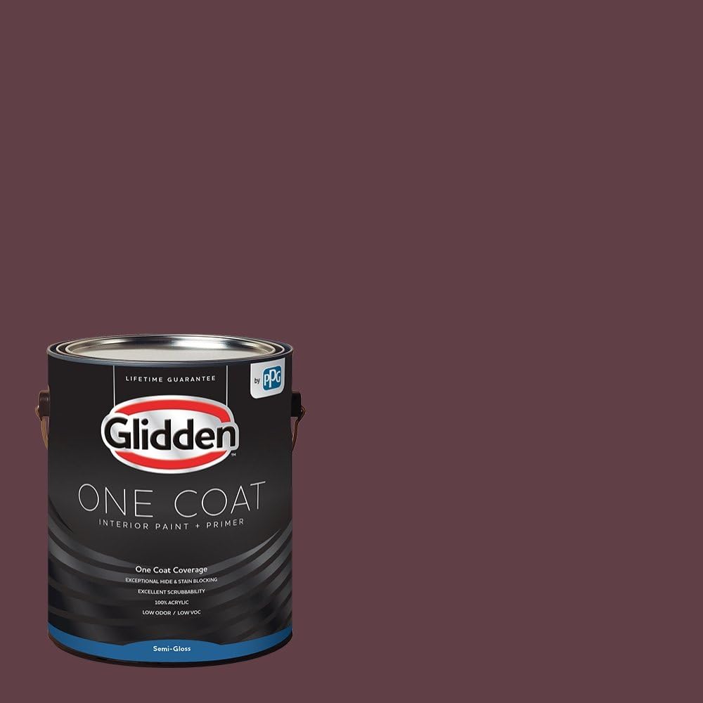 Glidden Interior Paint + Primer: Red/Gooseberry, One [...]
