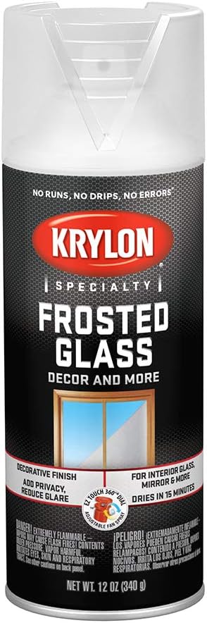 Krylon I00810 Glass Frosting Aerosol Spray Paint, 12 [...]