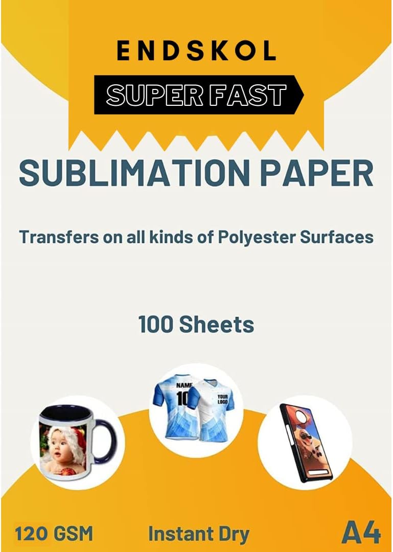 ENDSKOL Sublimation Paper 8.5x11 Inch Heat Transfer [...]