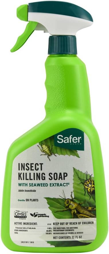 Safer Brand 5110-6 Insect Killing Soap, 32 Oz.