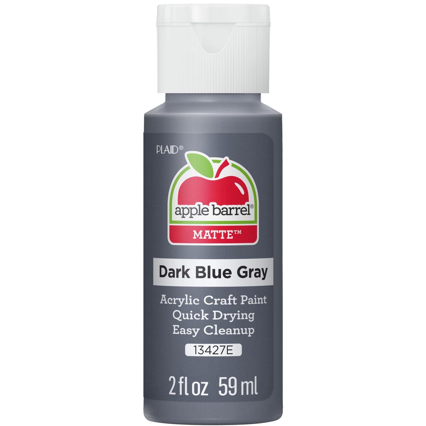 Apple Barrel Acrylic Paint, Dark Blue Gray 2 fl oz [...]