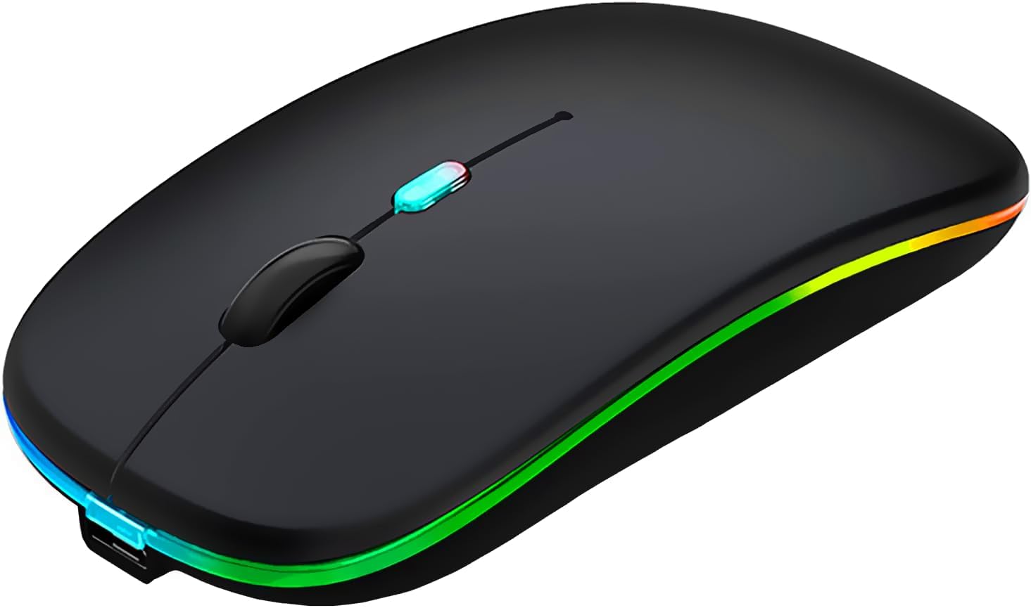 Wireless Bluetooth Mouse,LED Rechargeable Slim Silent [...]