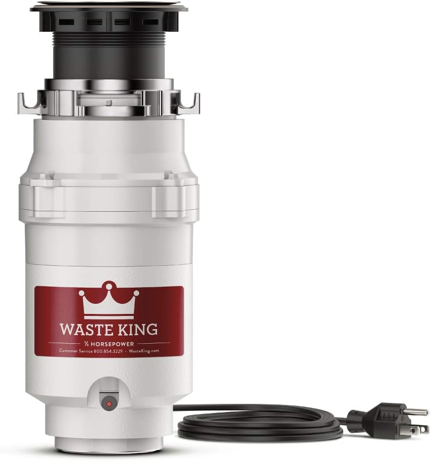 Waste King 1/2 HP Garbage Disposal with Power Cord for [...]
