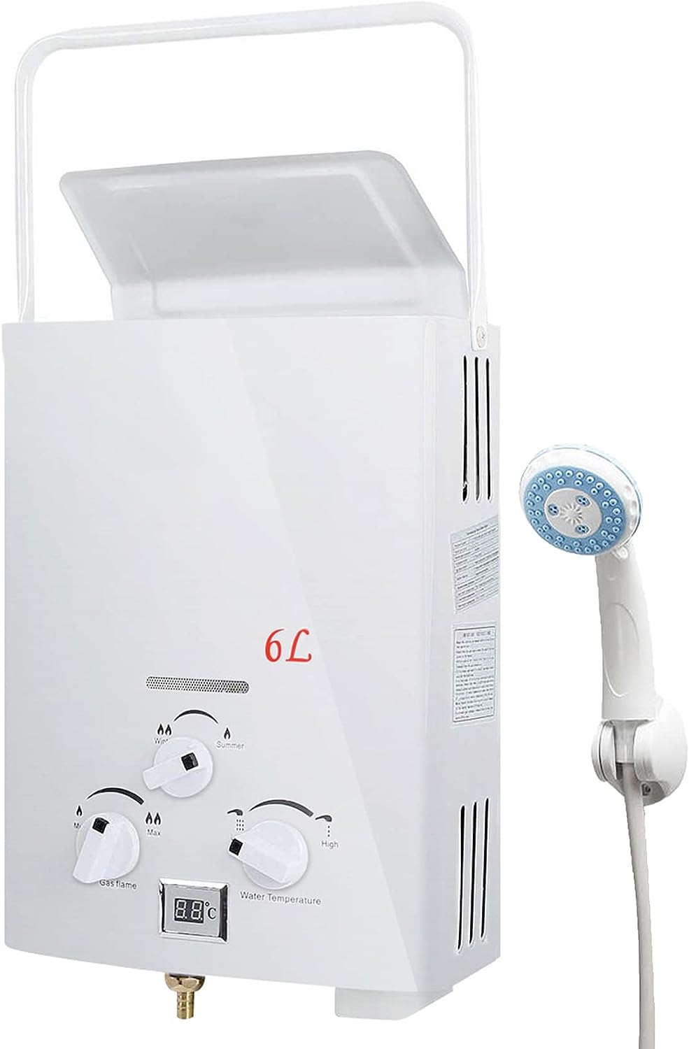 TCFUNDY 1.58 GPM Tankless Water Heater Propane Gas 6L, [...]