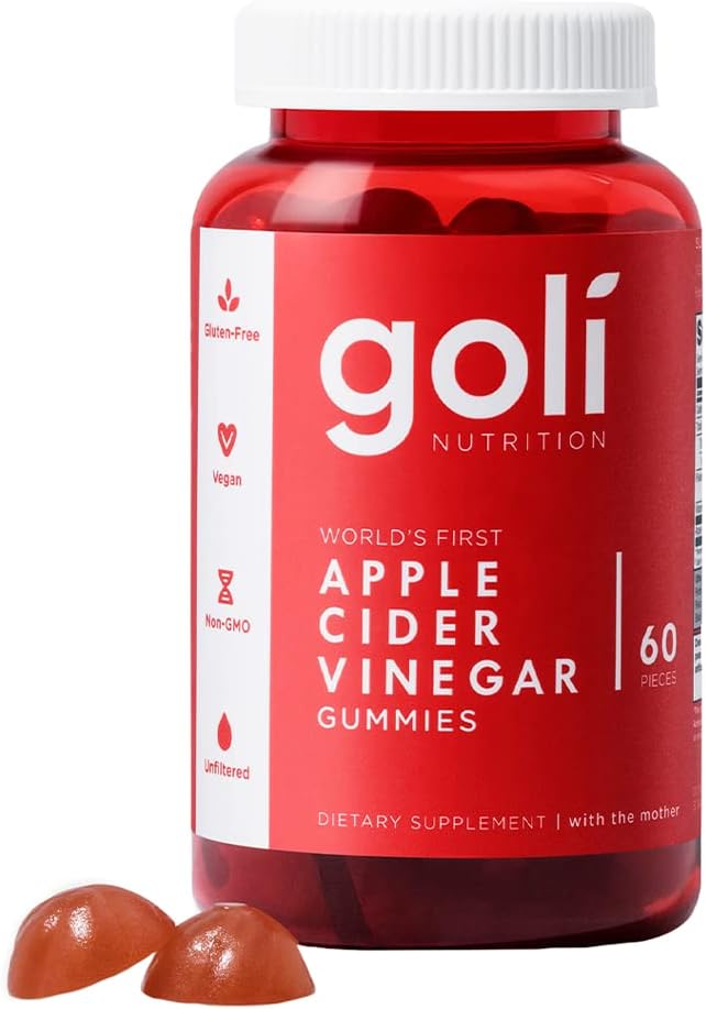 Goli Apple Cider Vinegar Gummy Vitamins - 60 Count - [...]