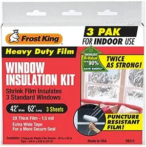 Thermwell V83-3 3 Pack Film Window Insulation Kit - 42 [...]