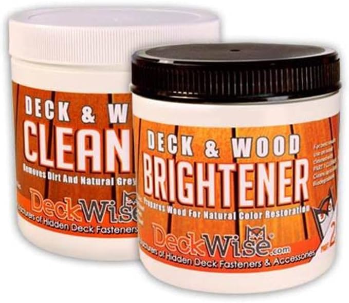 DeckWise 16 ounce Parts A and B, Wood Cleaner and [...]