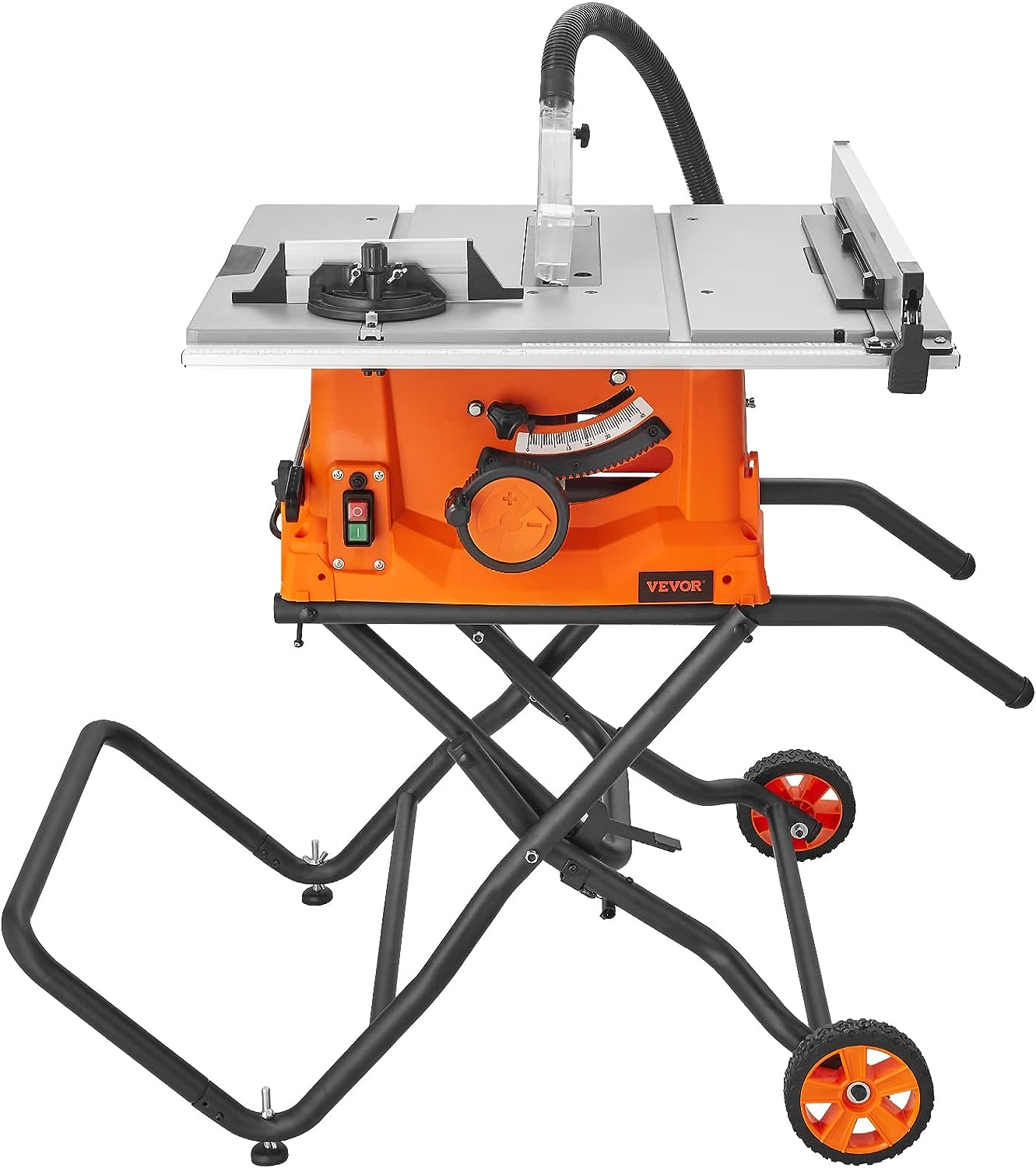 VEVOR Table Saw with Stand, 10-inch 15-Amp, 25-in Max [...]