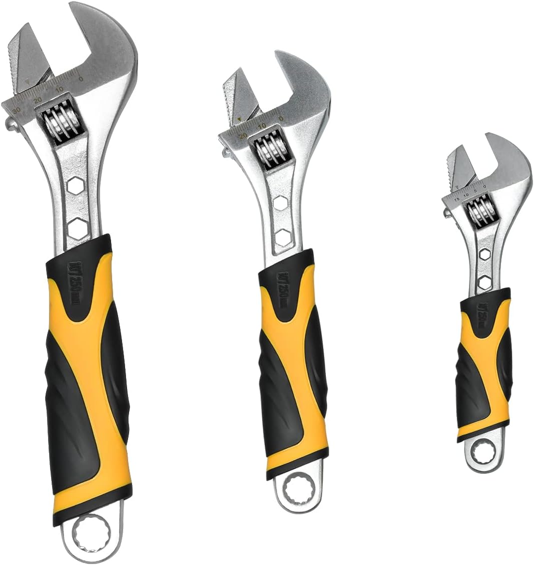 ZUZUAN 3-piece Adjustable Wrench Set High Carbon Steel [...]