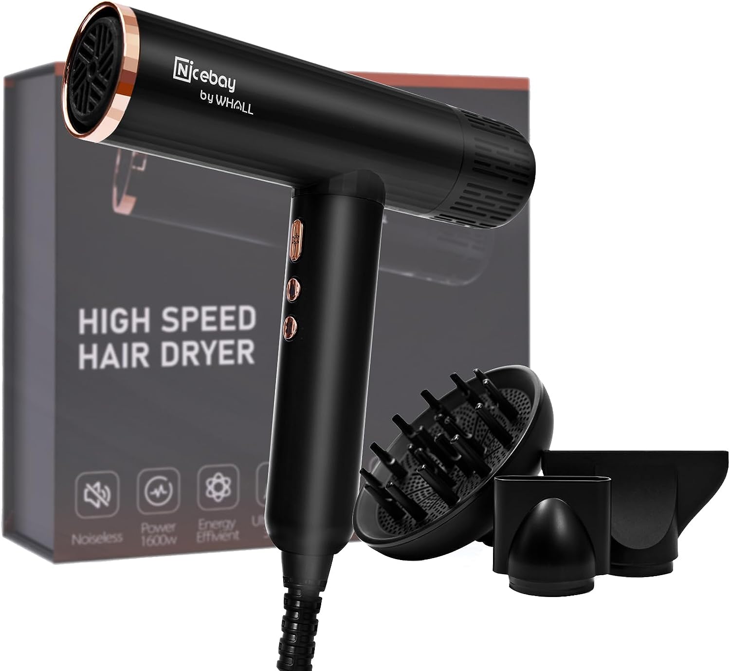 Nicebay Ionic Hair Dryer, Professional Blow Dryer with [...]