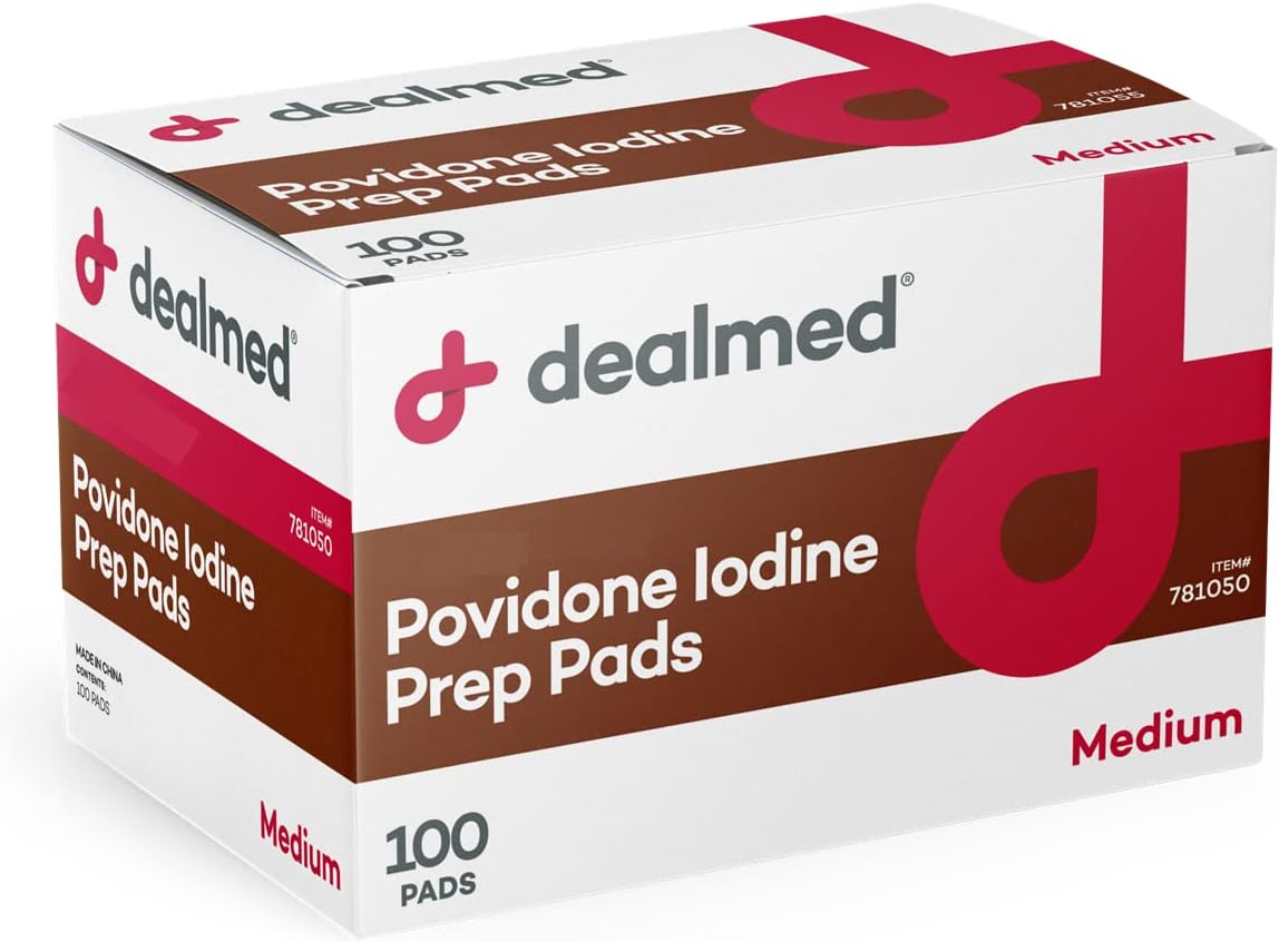 Dealmed Povidone Iodine Prep Pad 10% - Individually [...]