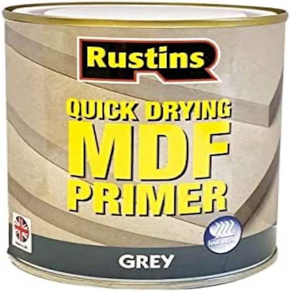 Rustins - Quick Drying MDF Primer Grey 250ml