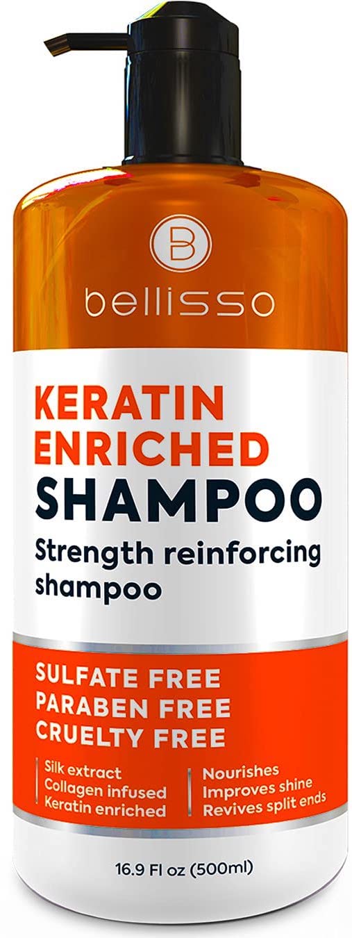 Keratin Enriched Shampoo - Sulfate and Paraben Free - [...]