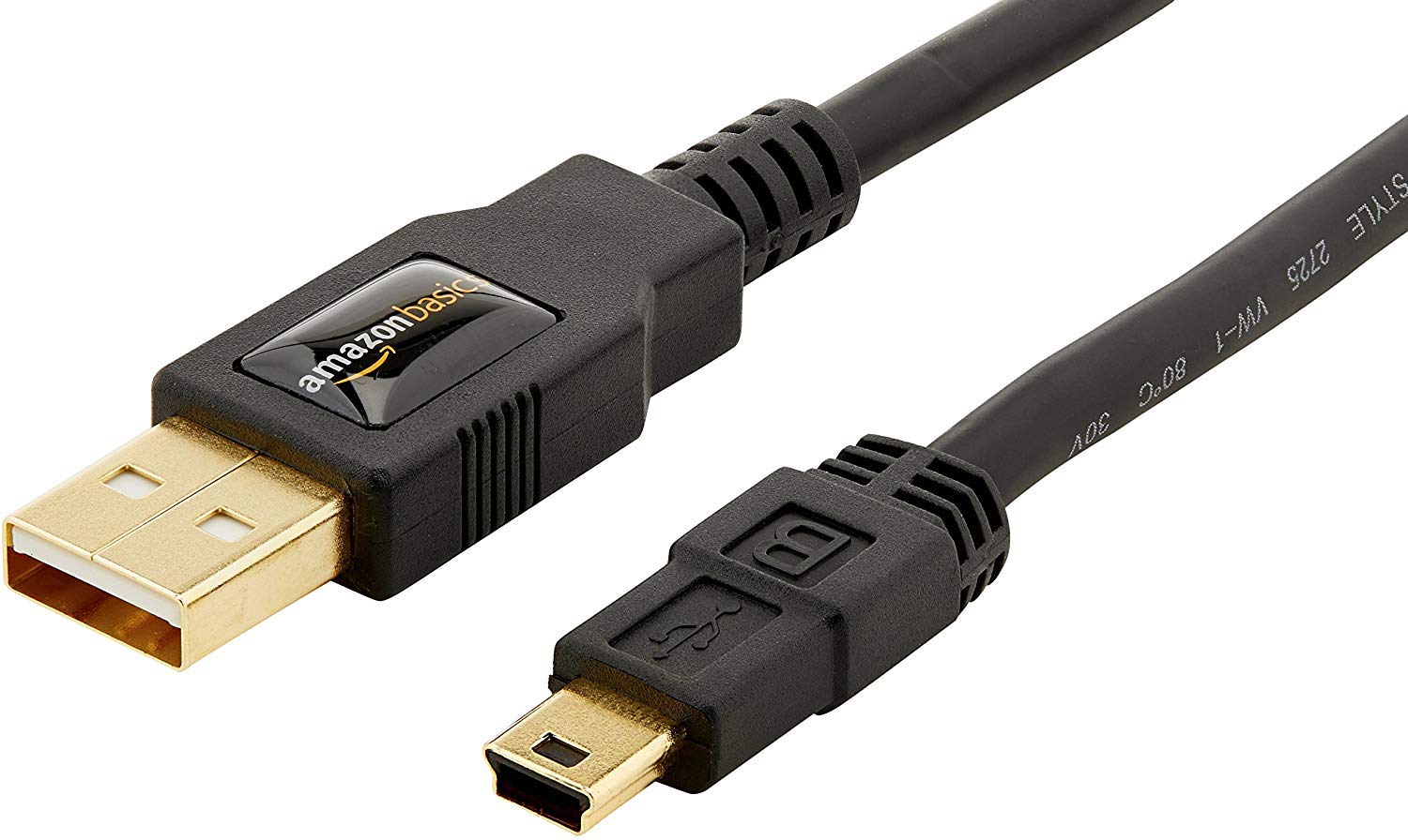 Amazon Basics USB-A to Mini USB 2.0 Fast Charging [...]
