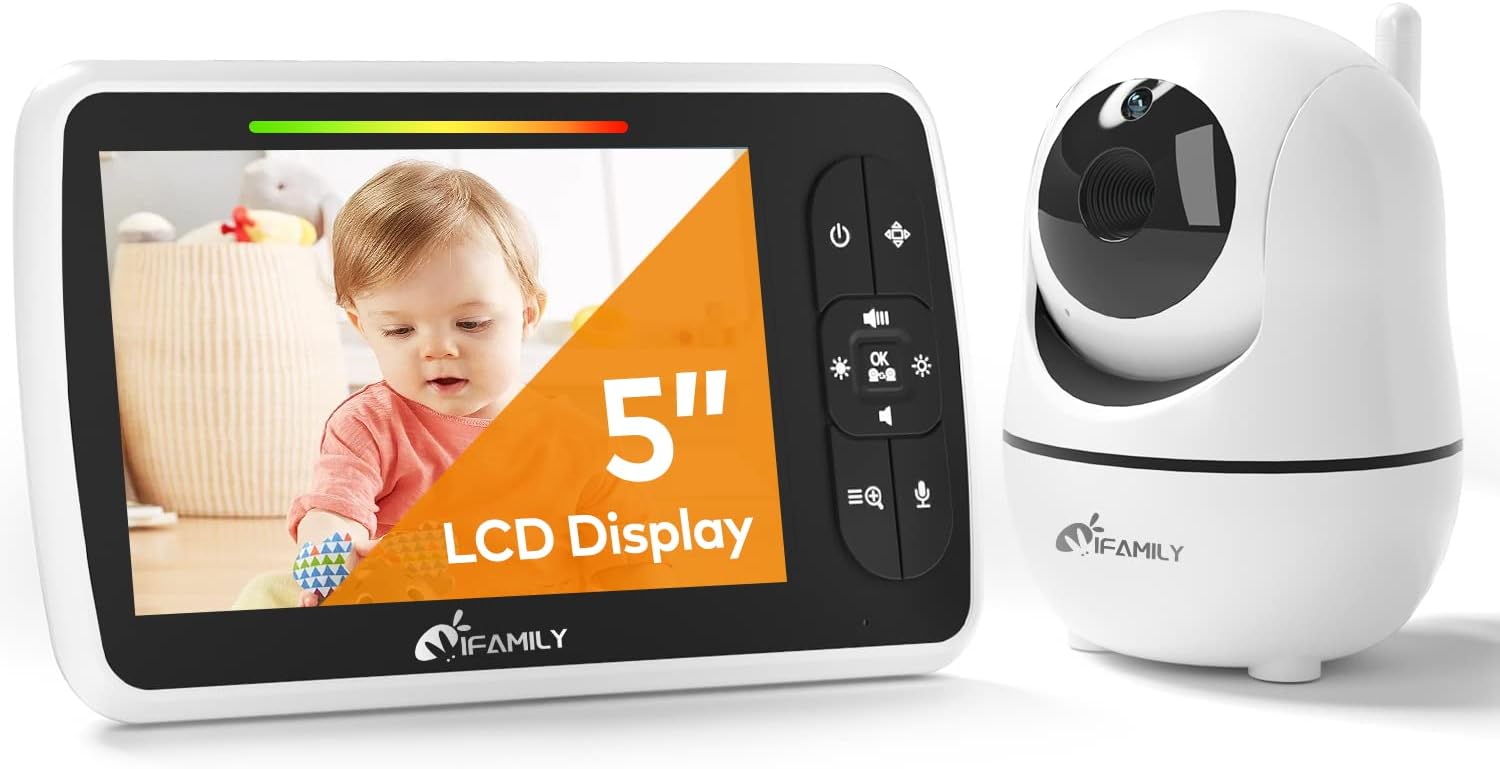iFamily Baby Monitor with Camera and Audio - 5 inch [...]
