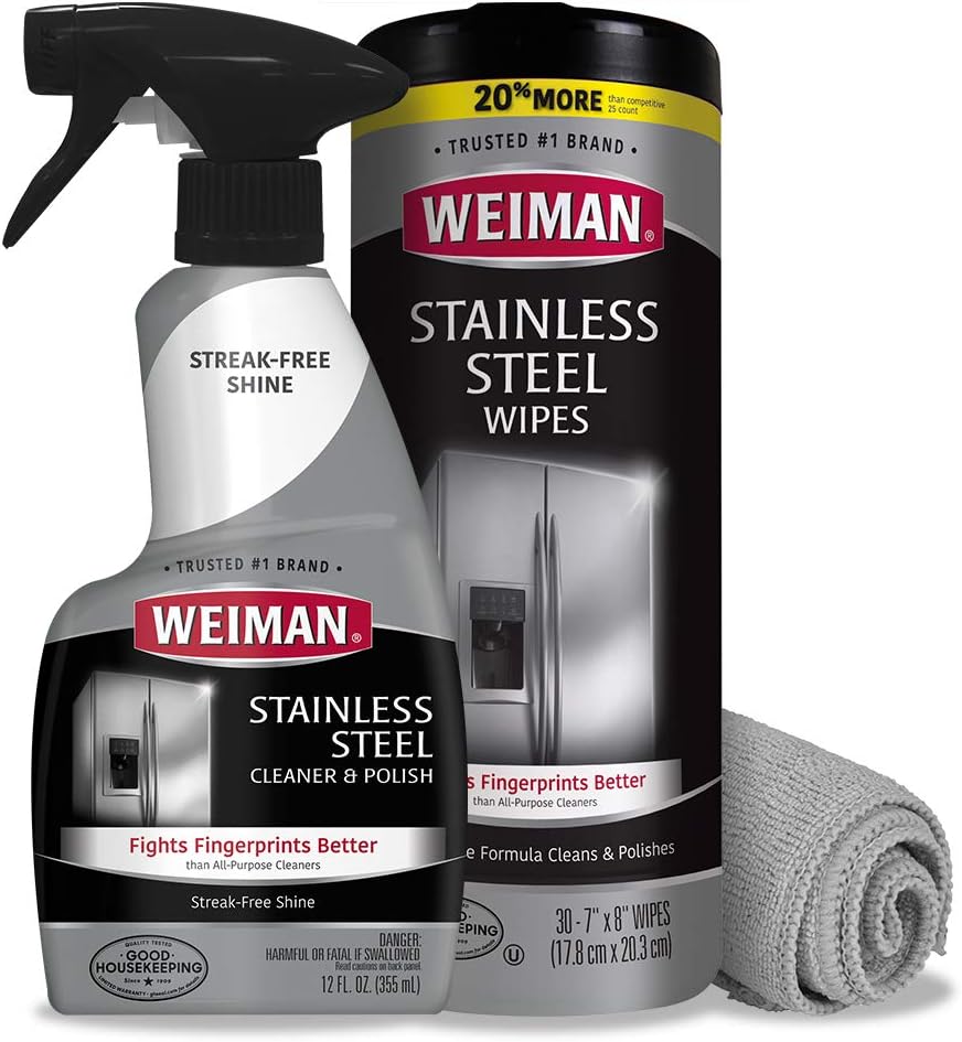 Weiman Stainless Steel Cleaner Kit - Fingerprint [...]