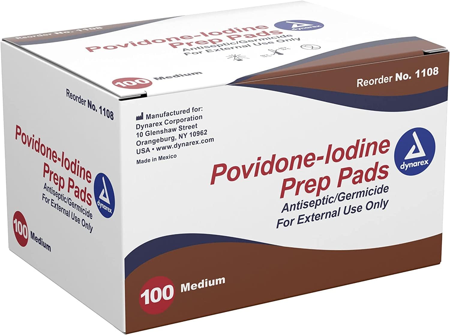 PVP Iodine Wipes 100-Pack