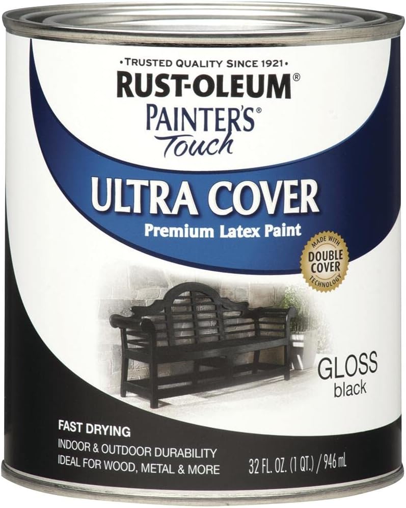 Rust-Oleum 1979502 Painter's Touch Latex Paint, Quart, [...]