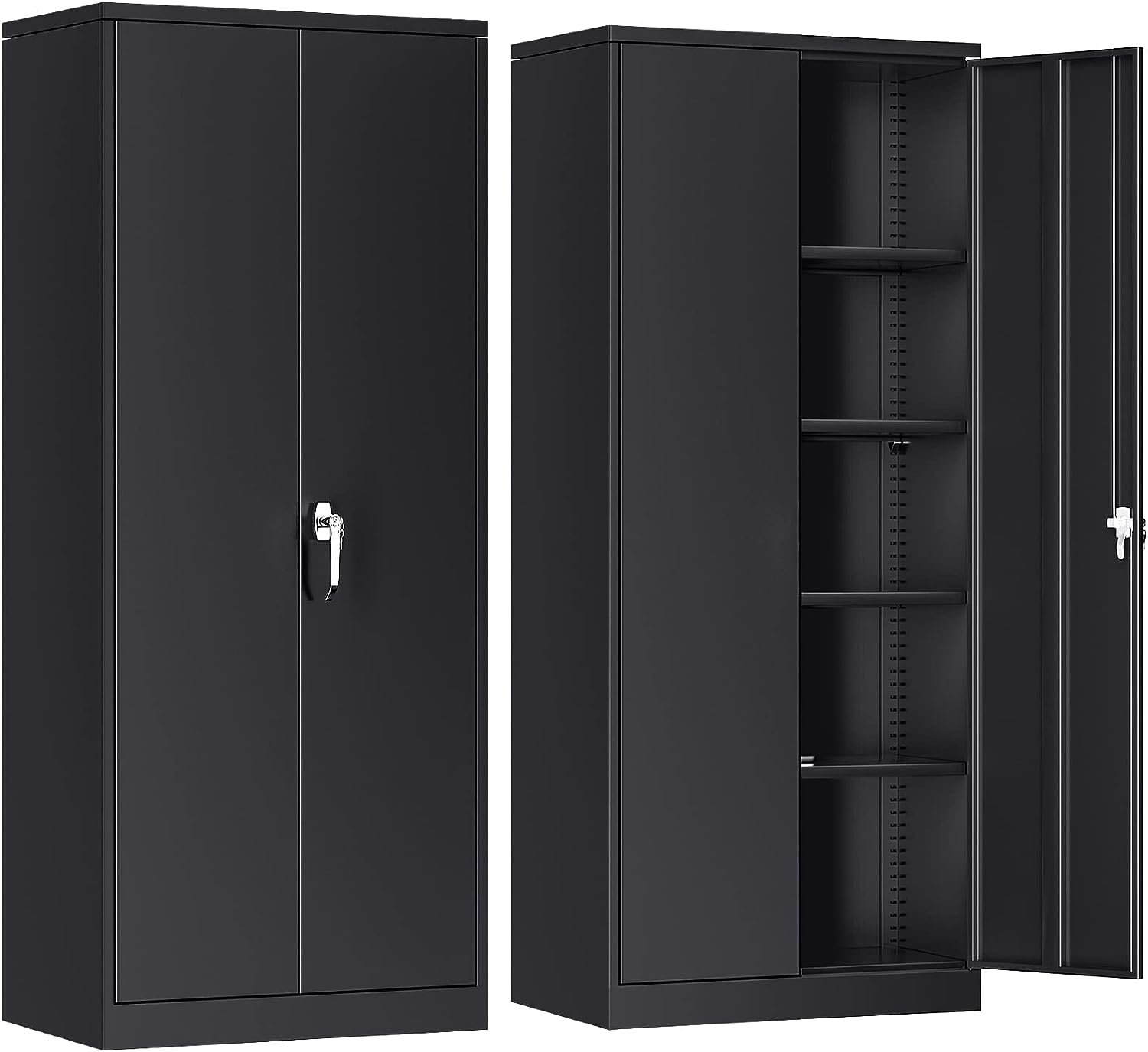 Atripark Metal Storage Cabinet with Lock, 72