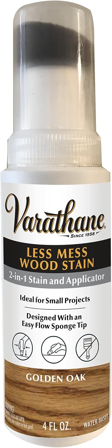 Varathane Less Mess Wood Stain and Applicator, 4 oz, [...]