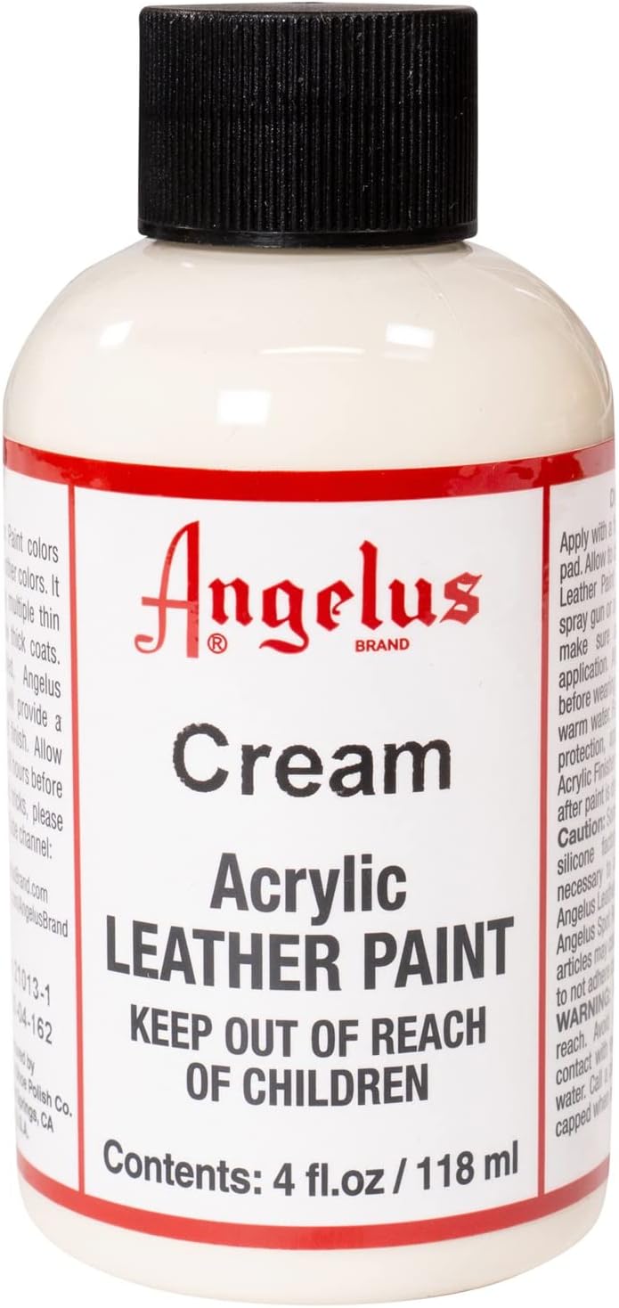Angelus Acrylic Leather Paint Cream 4oz